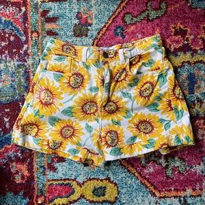 American Apparel Sunflower Shorts Size 30/31